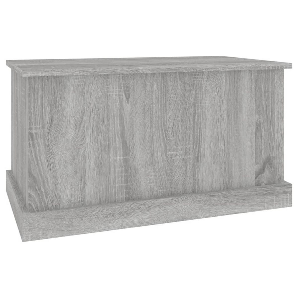 VIDAXL Boîte de rangement sonoma gris 70x40x38 cm bois d'ingenierie