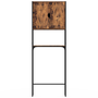 Voir la diapositive 3 : ID MARKET Meuble étagère dessus WC placard DAYTON design industriel avec étagère