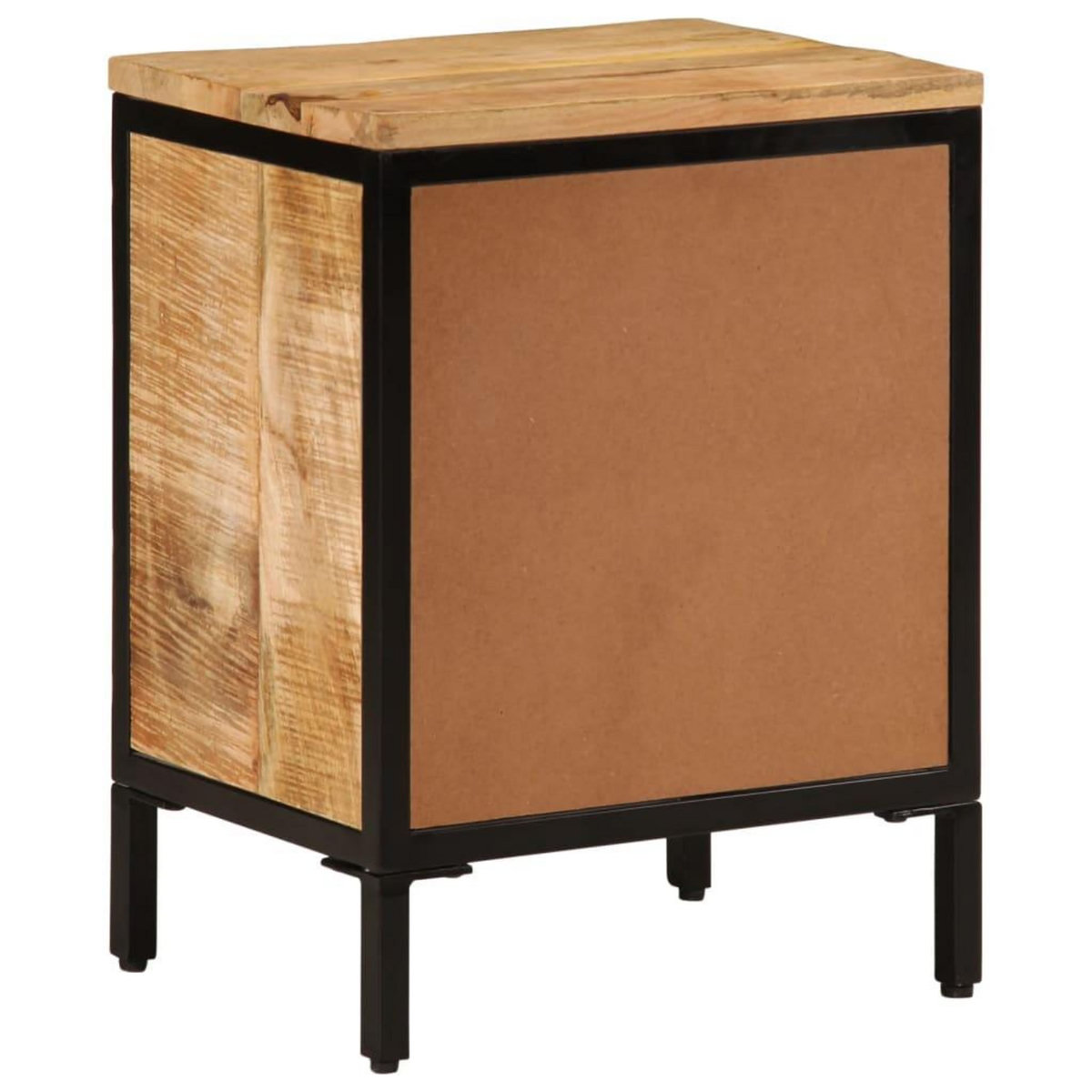 VIDAXL Table de chevet 40x30x52,5 cm bois de manguier massif brut