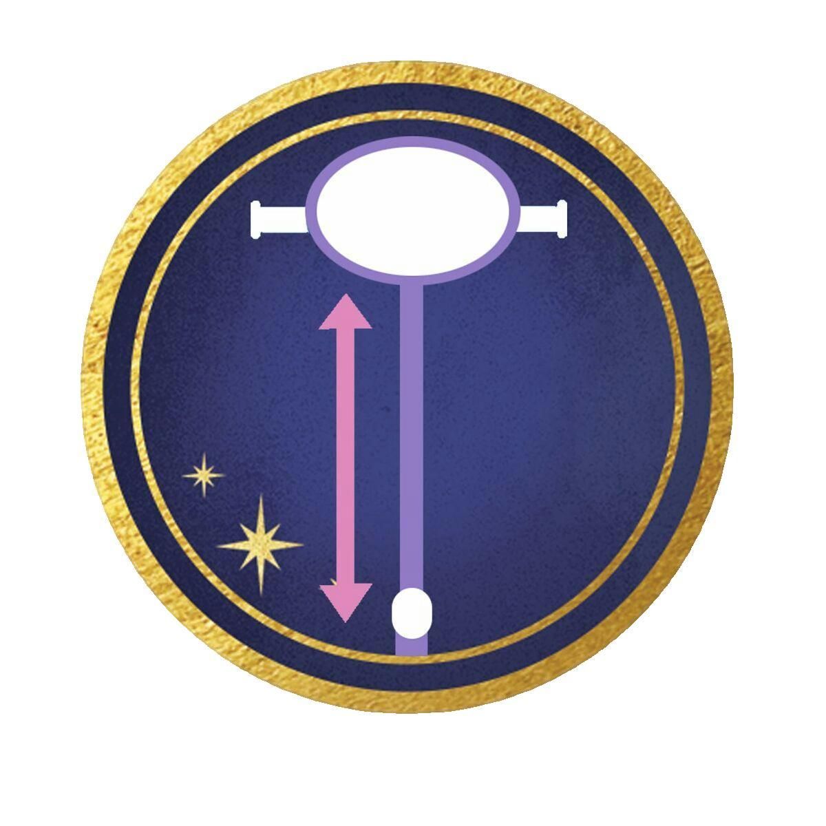 DISNEY Trottinette Disney WISH avec trois roues stables