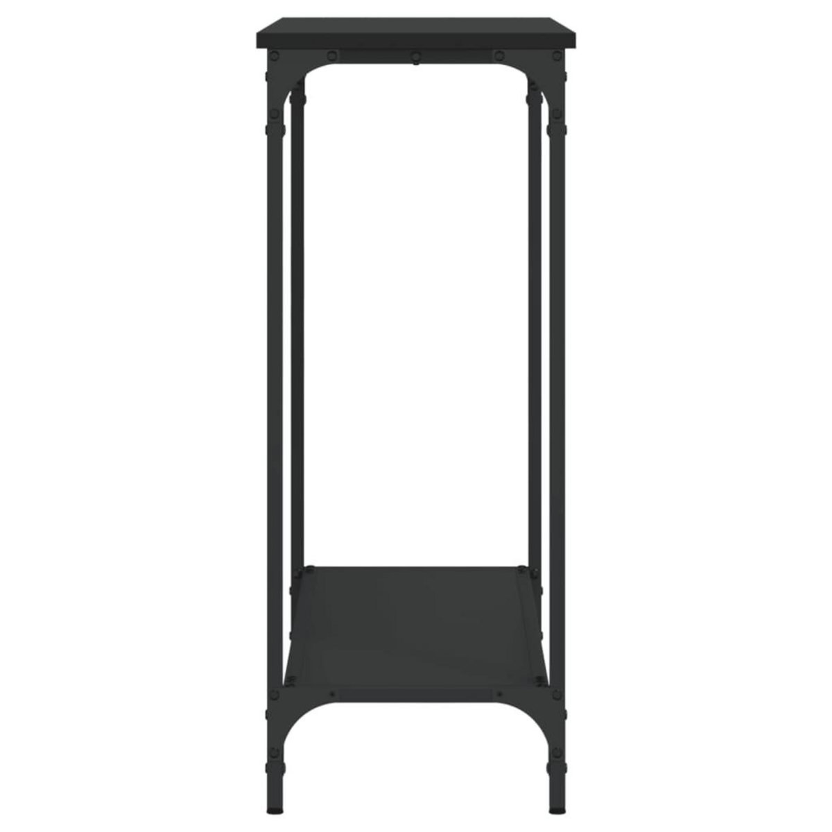 VIDAXL Table console noir 101x30,5x75 cm bois d'ingenierie