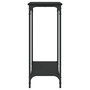 Voir la diapositive 5 : VIDAXL Table console noir 101x30,5x75 cm bois d'ingenierie