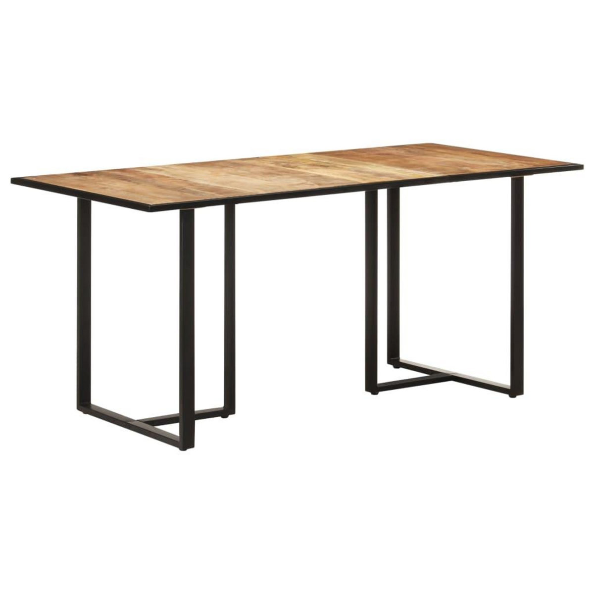 VIDAXL Table de salle a manger 160 cm Bois de manguier brut