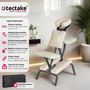 Voir la diapositive 2 : tectake Fauteuil de massage pliable beige