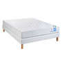 Voir la diapositive 1 : BELLE LITERIE BENOIST 160x200 cm : Matelas ressorts ensachés FIDJI + sommier FEROE + 4 pieds