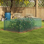 Voir la diapositive 2 : OUTSUNNY Serre de jardin serre à tomates filet protection porte HDPE vert