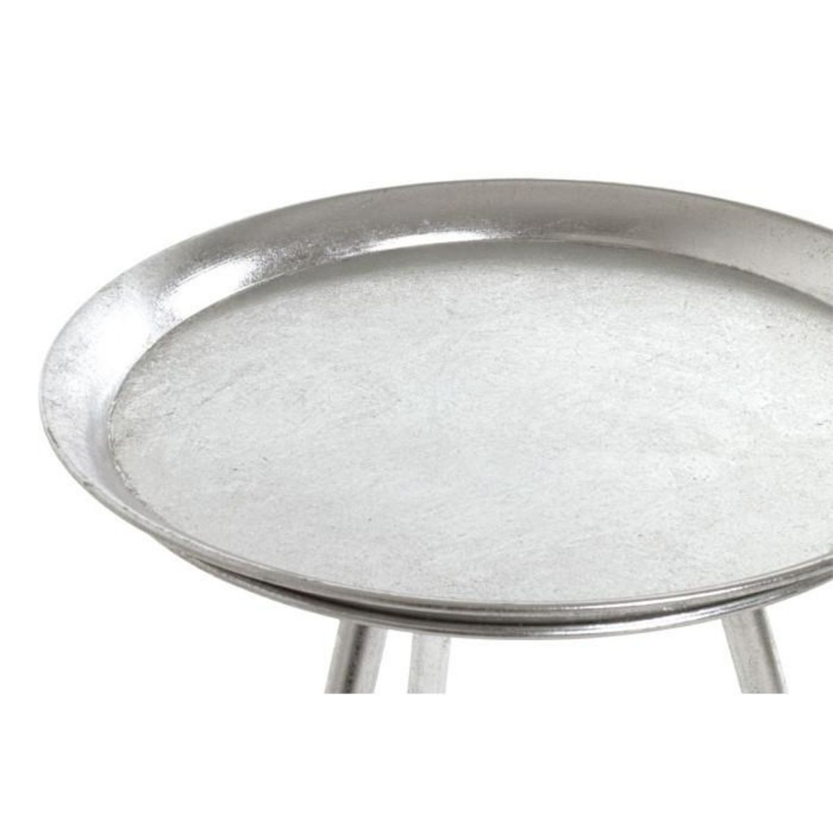 Paris Prix Table d'Appoint Design  Matalo  47cm Argent