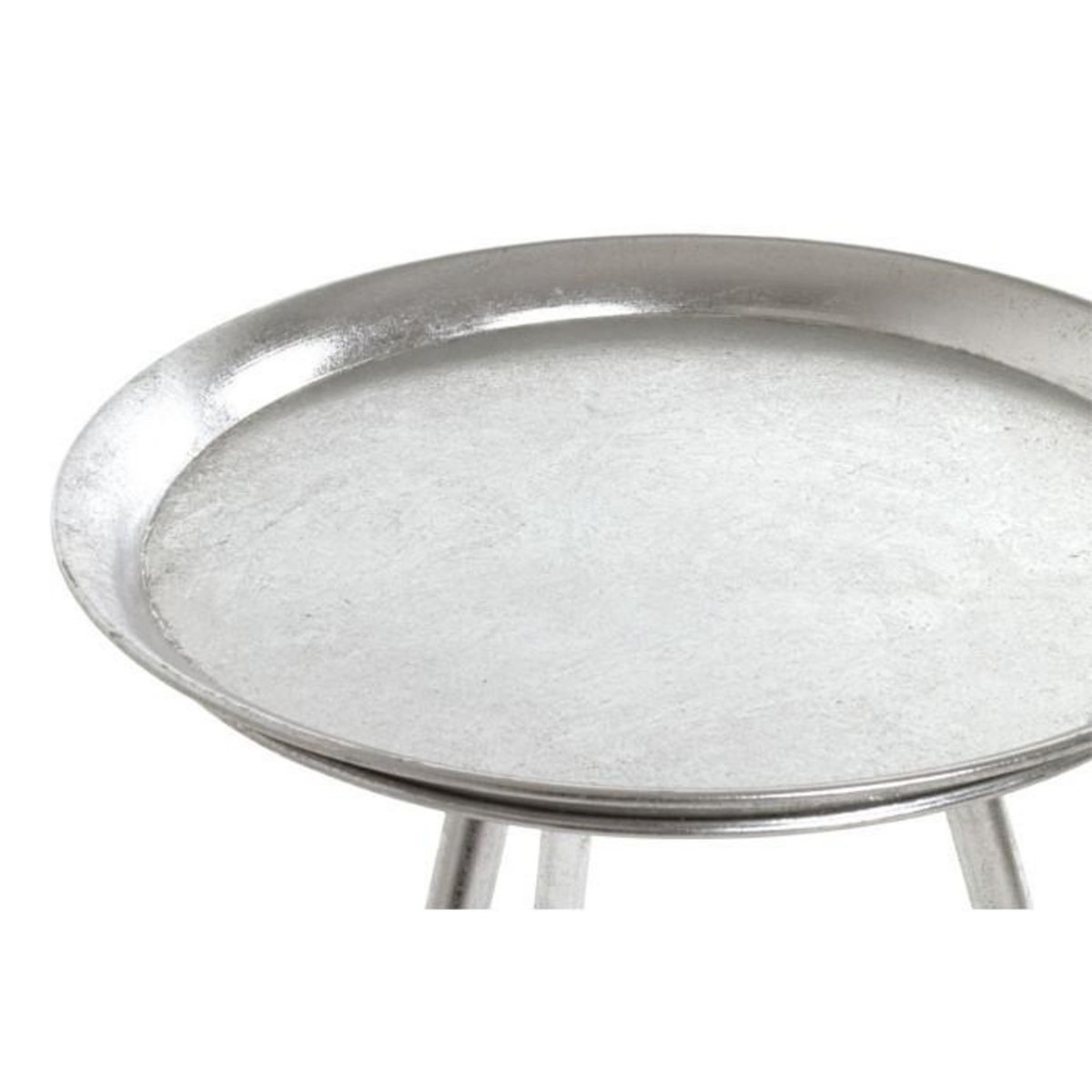 Paris Prix Table d'Appoint Design  Matalo  47cm Argent