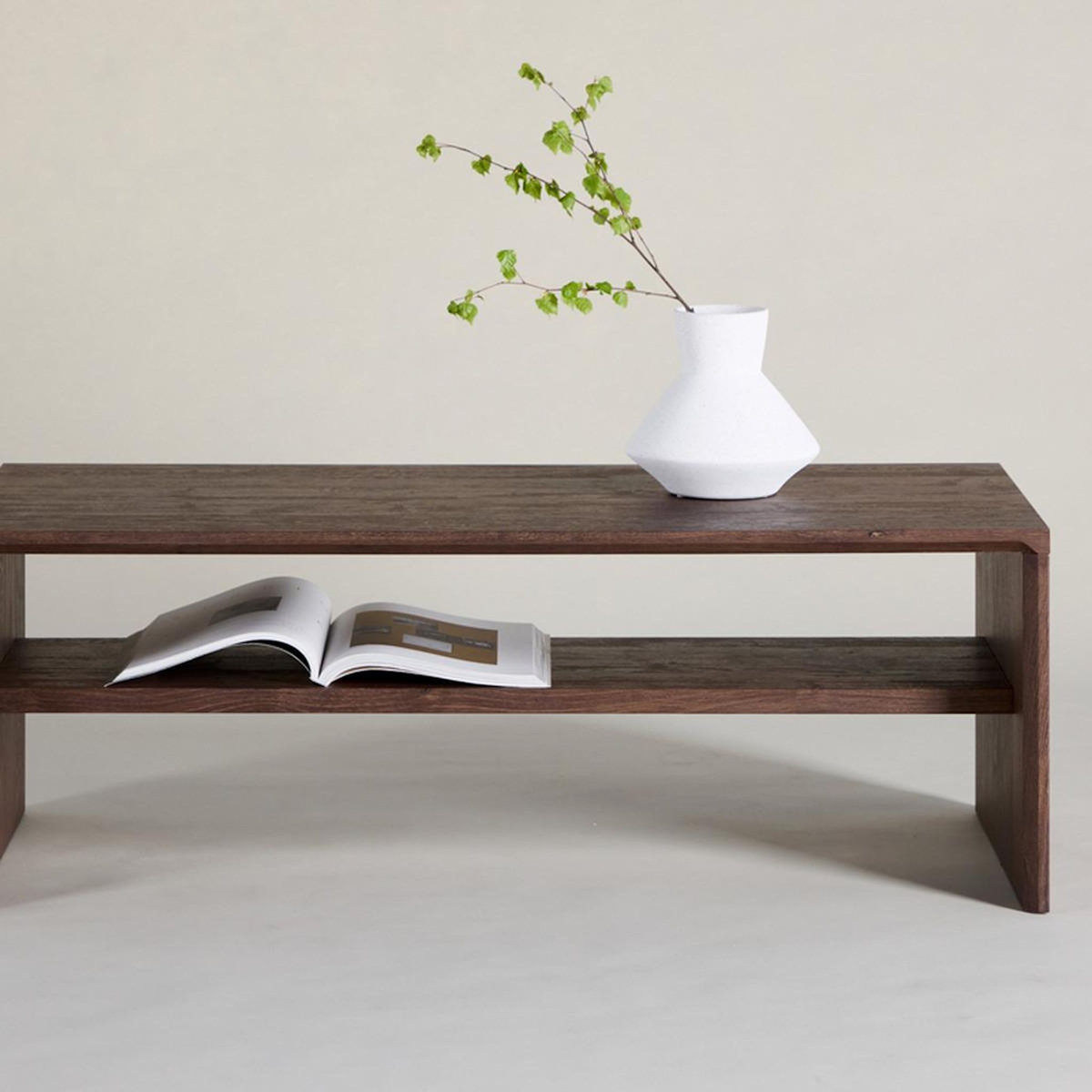 Paris Prix Table Basse Design  Telemarket  100cm Marron