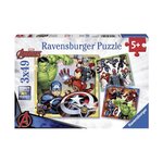 RAVENSBURGER Puzzle 3x49 pieces Puissants Avengers