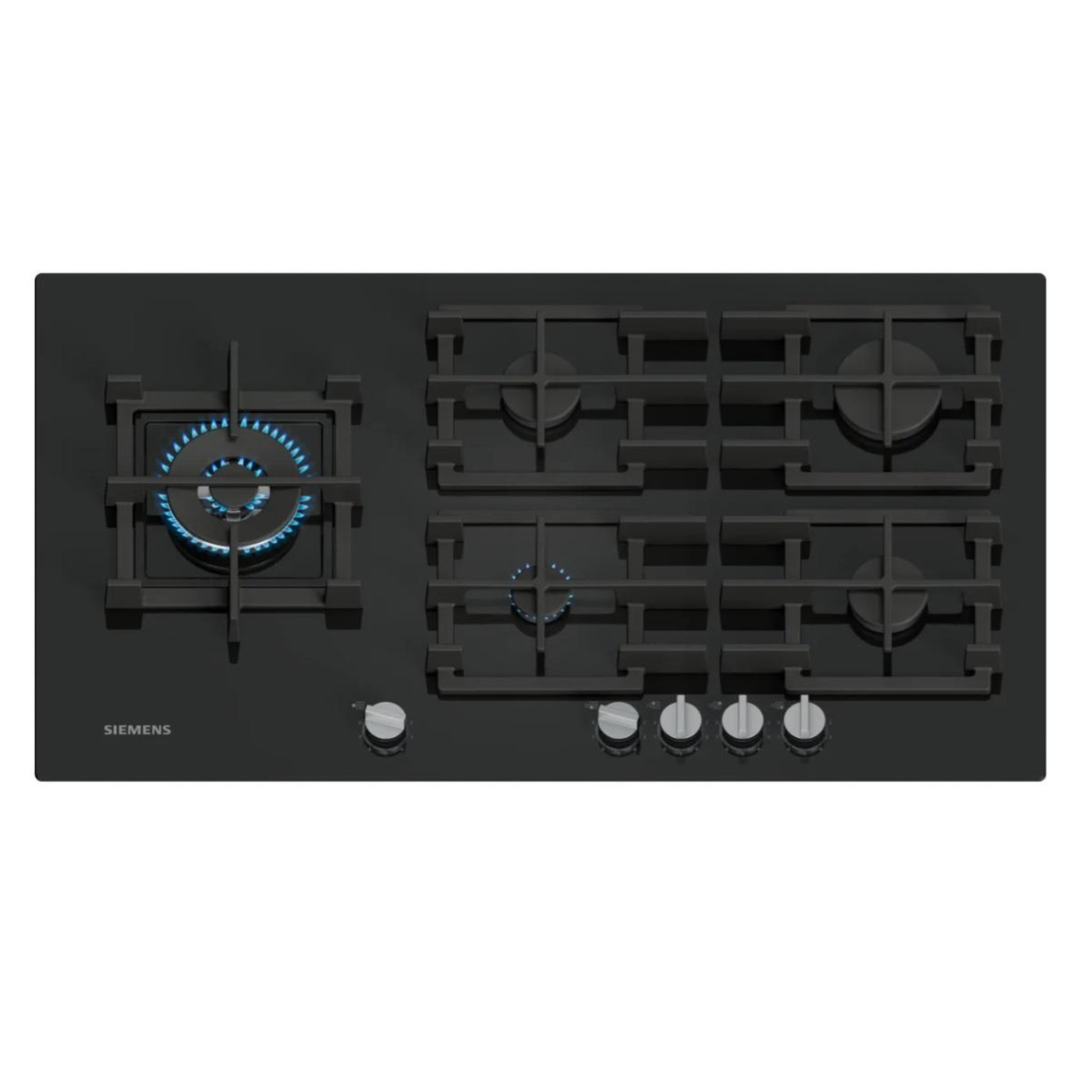 Voir la diapositive 4 : Siemens Table de cuisson gaz 90cm 5 feux 11500w - ep9a6mi40