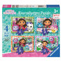 Voir la diapositive 1 : RAVENSBURGER Ravensburger - Gabby's Dollhouse Jigsaw Puzzle 4in1 31436
