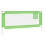 Voir la diapositive 4 : VIDAXL Barriere de securite de lit d'enfant Vert 200x25 cm Tissu