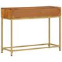 Voir la diapositive 4 : VIDAXL Table console 100x35x76 cm Bois d acacia massif