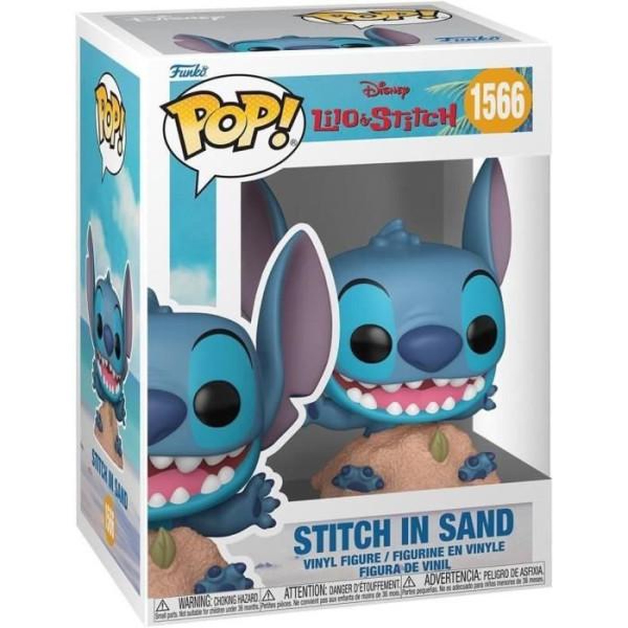 Funko Figurine - funko - lilo et stitch - stitch in sand - 9 cm - vinyle - collection