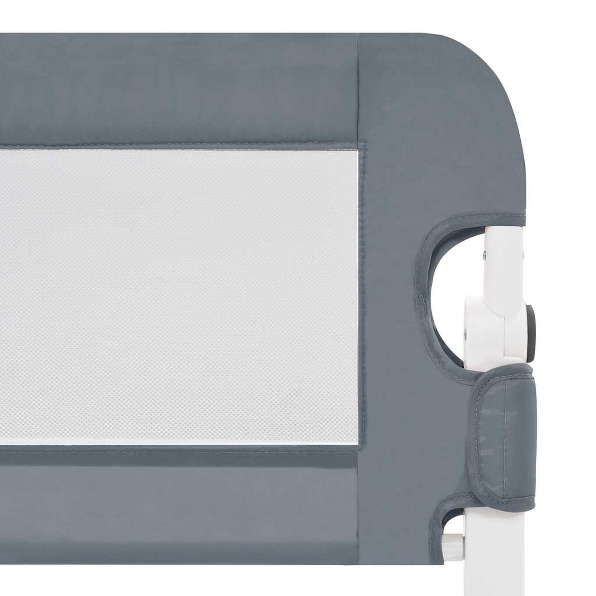 Voir la diapositive 5 : VIDAXL Barriere de lit enfant Gris 150x42 cm Polyester