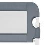 Voir la diapositive 5 : VIDAXL Barriere de lit enfant Gris 150x42 cm Polyester
