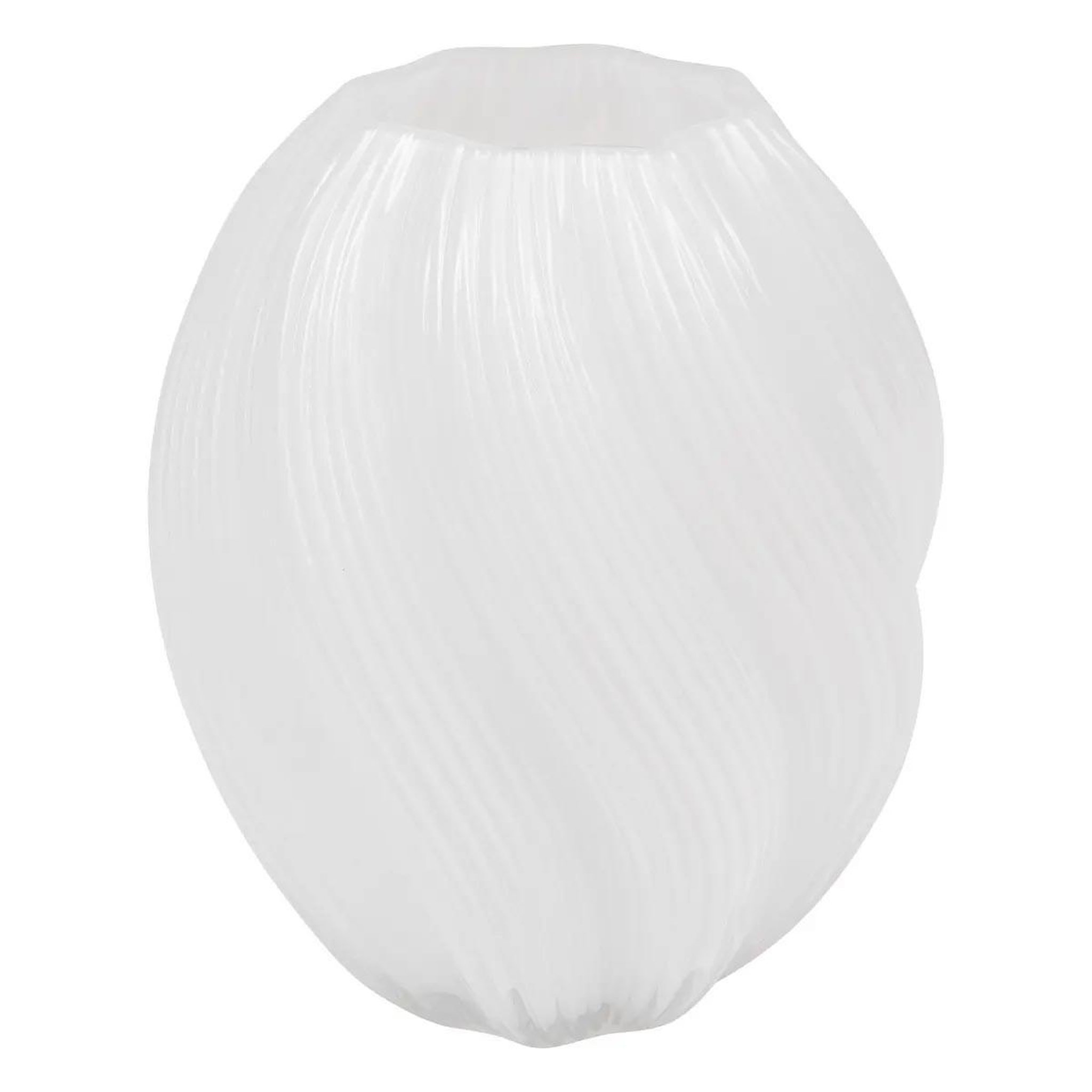 ATMOSPHERA Vase design en verre  valma  21cm transparent