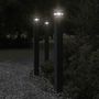 Voir la diapositive 1 : VIDAXL Lampadaire d'exterieur noir 110 cm aluminium