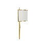 Voir la diapositive 2 : Paris Prix Applique Murale  Vienna  50cm Blanc & Or