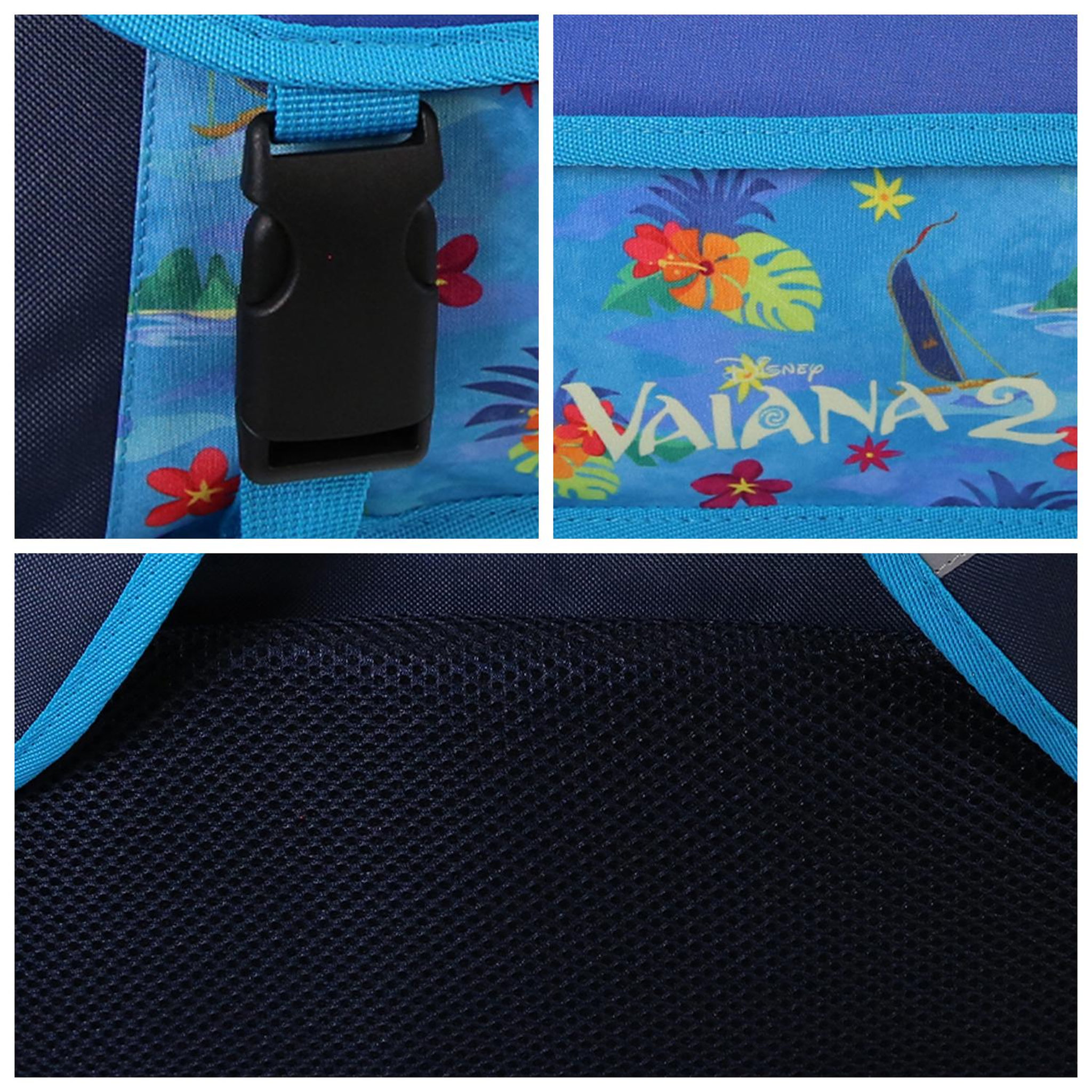 Voir la diapositive 6 : Bagtrotter Cartable Vaiana 38 cm bleu 2 compartiments école primaire – bagtrotter