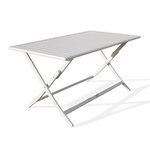 Paris Prix Table de Jardin Pliante  Marius  140cm Gris