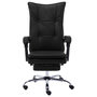 Voir la diapositive 2 : VIDAXL Chaise de bureau Noir Similicuir