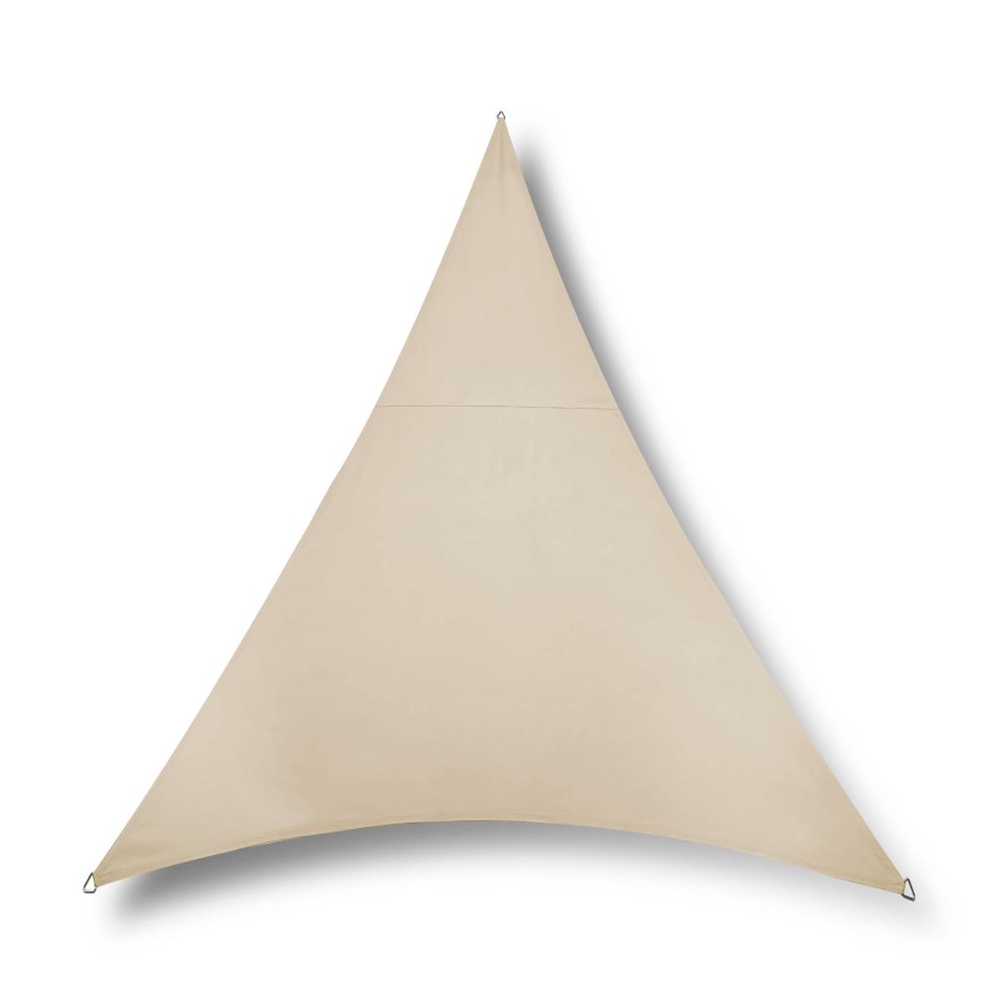 Jardiline Voile d'ombrage triangulaire rivage grège - 5 x 5 x 5 m - qualité premium jardiline