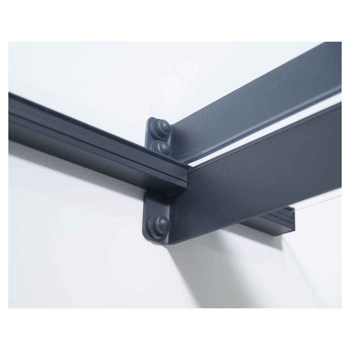 Canopia by PALRAM Marquise - Anthracite - 94x250-5cm - NANCY 2050