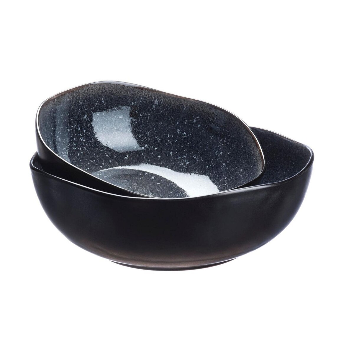 BJORN Saladier IRIS Ø24cm et Ø28,5cm - 2 pièces - Bleu nuit