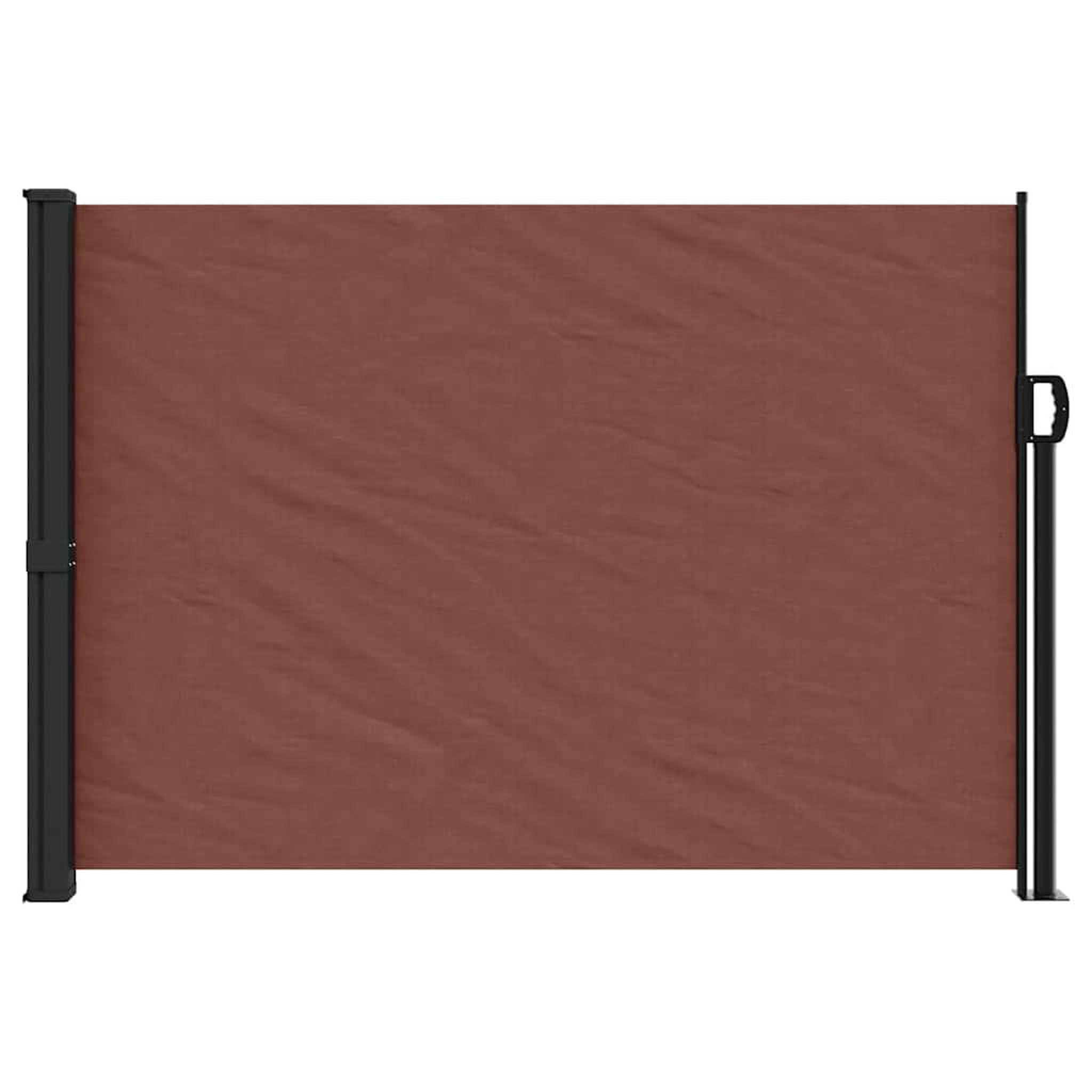 Voir la diapositive 3 : VIDAXL Auvent lateral retractable marron 140x500 cm