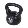 Voir la diapositive 1 : HOMCOM Kettlebell 12 Kg - haltère boule - poignée ergonomique - PVC noir