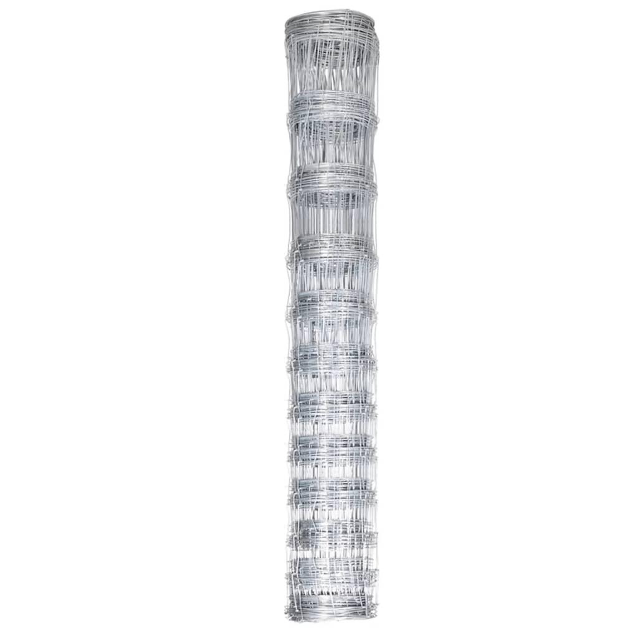 Voir la diapositive 2 : VIDAXL Cloture de jardin Acier galvanise 50 m 150 cm Argente