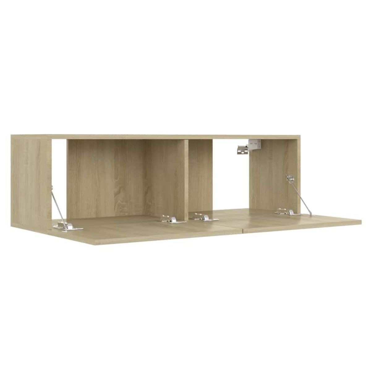 VIDAXL Meuble TV Chene sonoma 100x30x30 cm Bois d'ingenierie