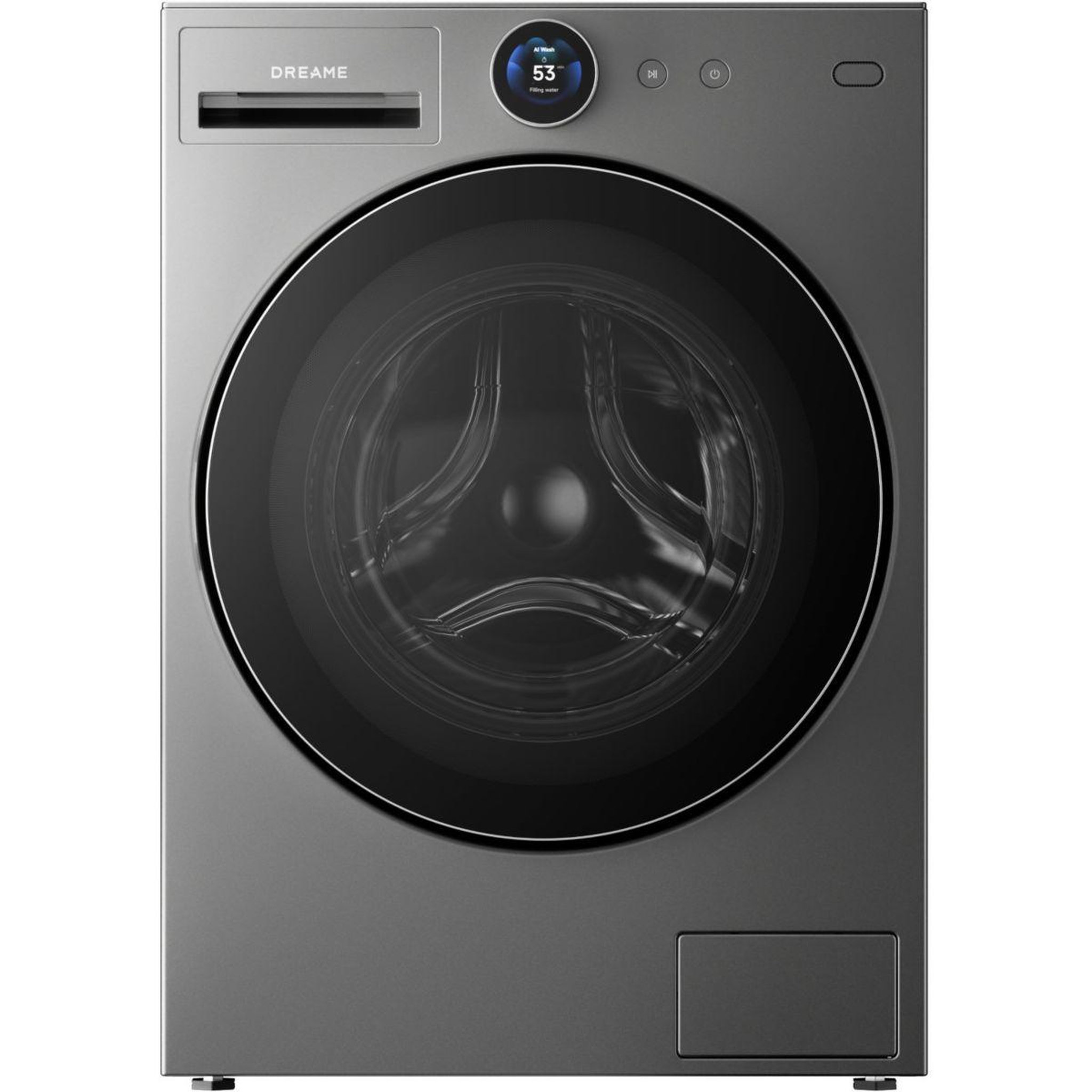 DREAME Lave linge hublot drwashl911kgg - 11 kg - 1400 tr/min - classe a - moteur induction - autodosage - connecté