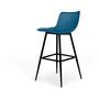Voir la diapositive 8 : Lot de 4 tabourets chaises de bar assise velour pieds métal SIA