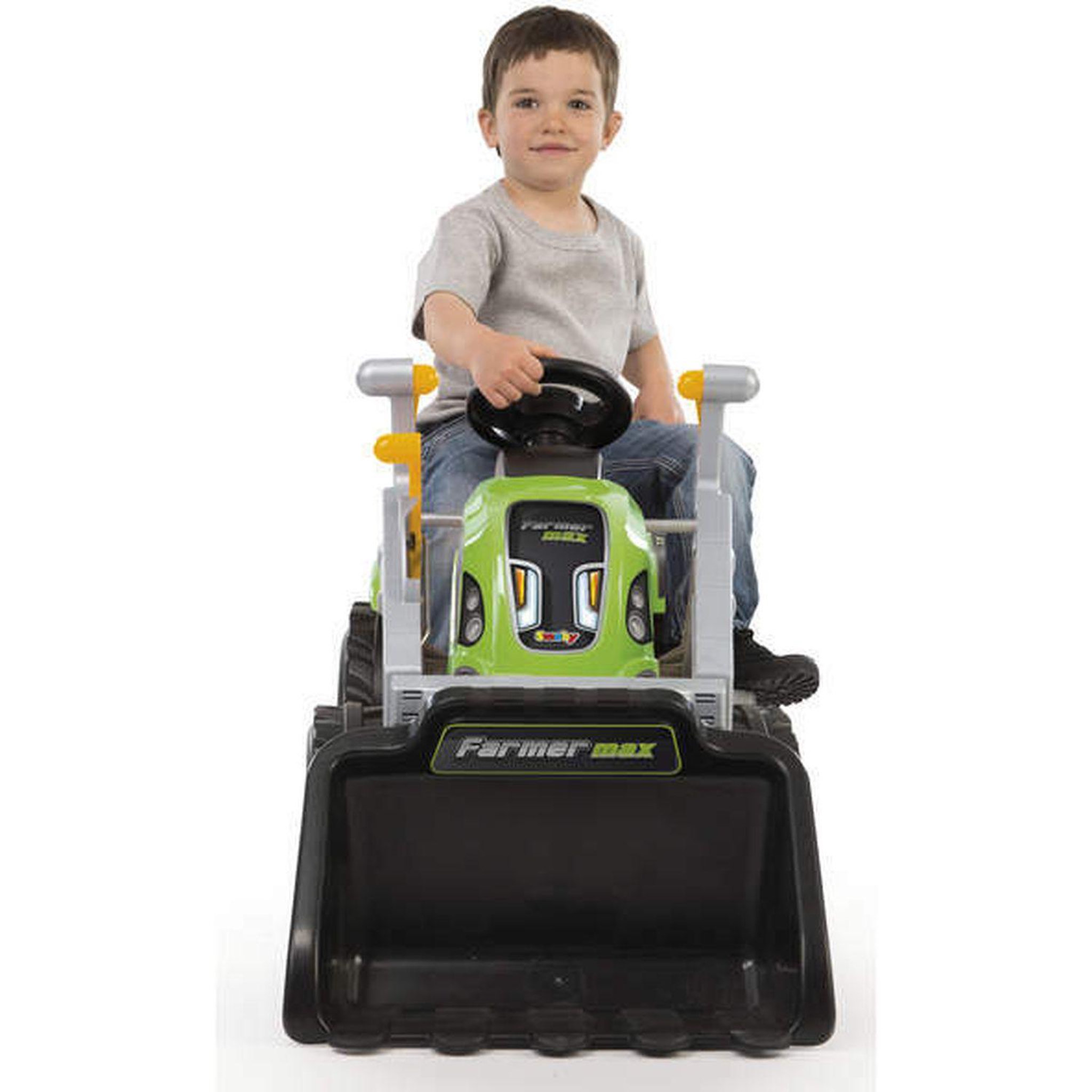 Voir la diapositive 3 : SMOBY Tracteur Farmer Max avec remorque