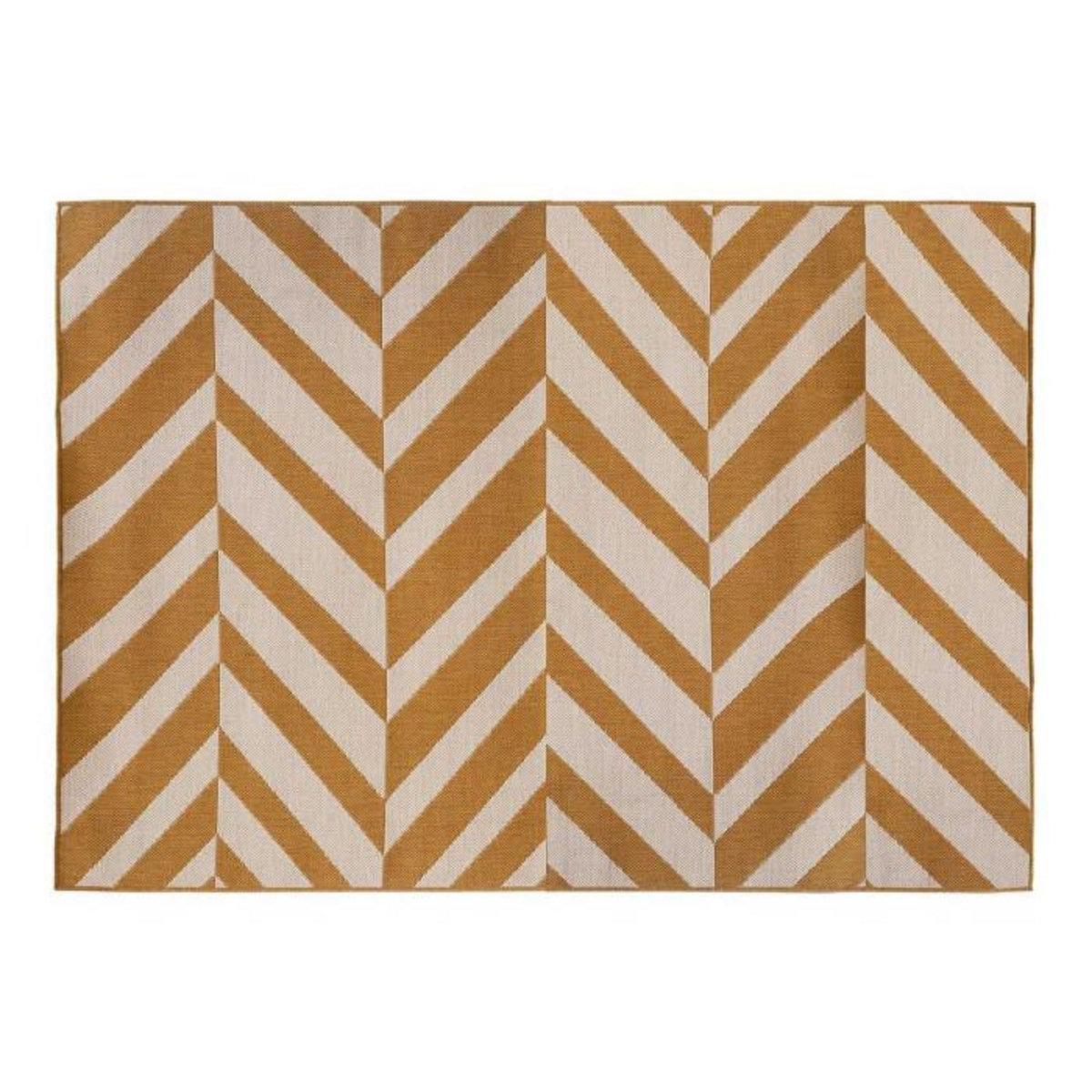 ATMOSPHERA Tapis Déco Imprimé  Colyn  120x160cm Ocre