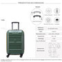 Voir la diapositive 2 : Delsey Valise cabine rigide Rempart TSA polycarbonate 55cm