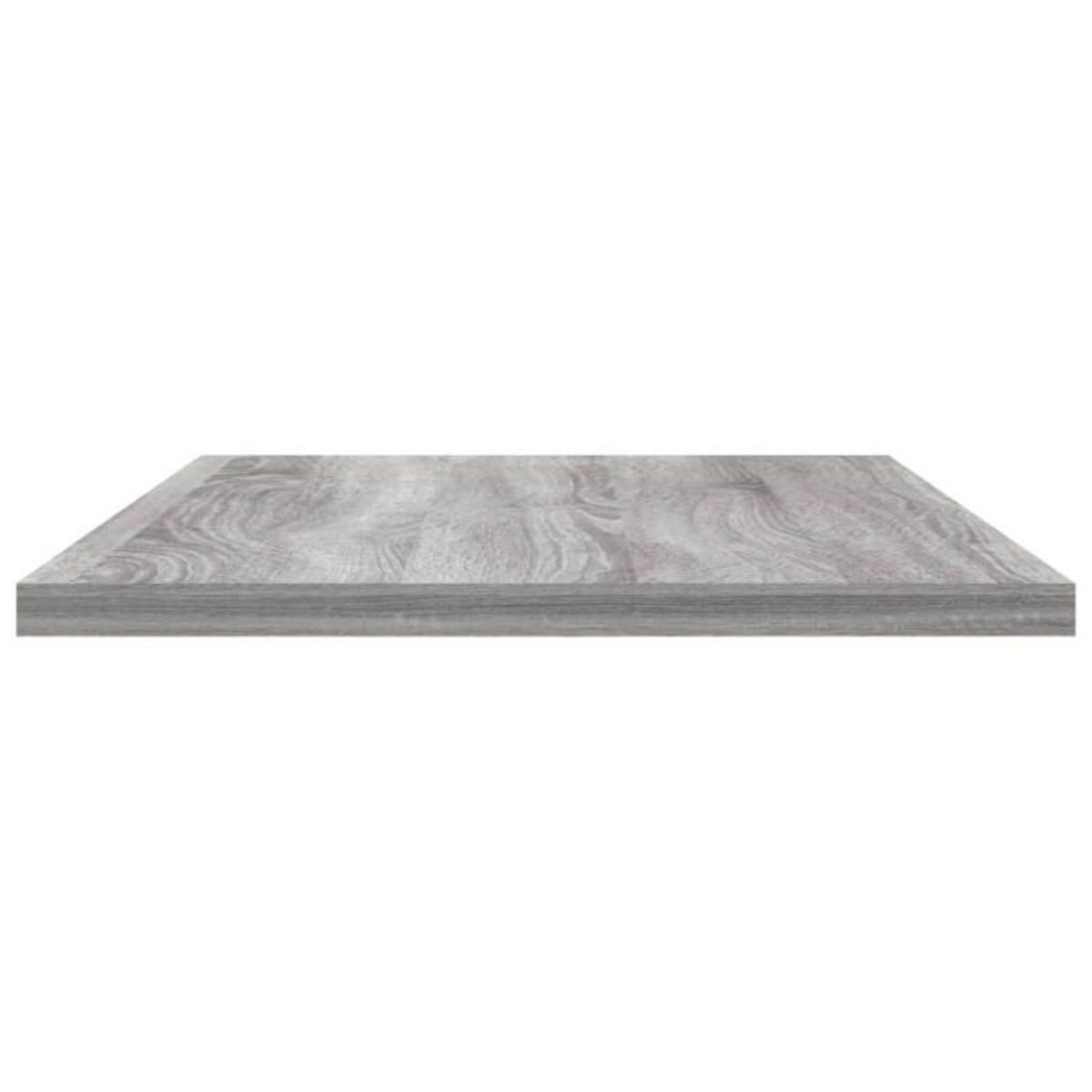 VIDAXL Étagères murales 4 pcs sonoma gris 60x20x1,5 cm bois ingénierie