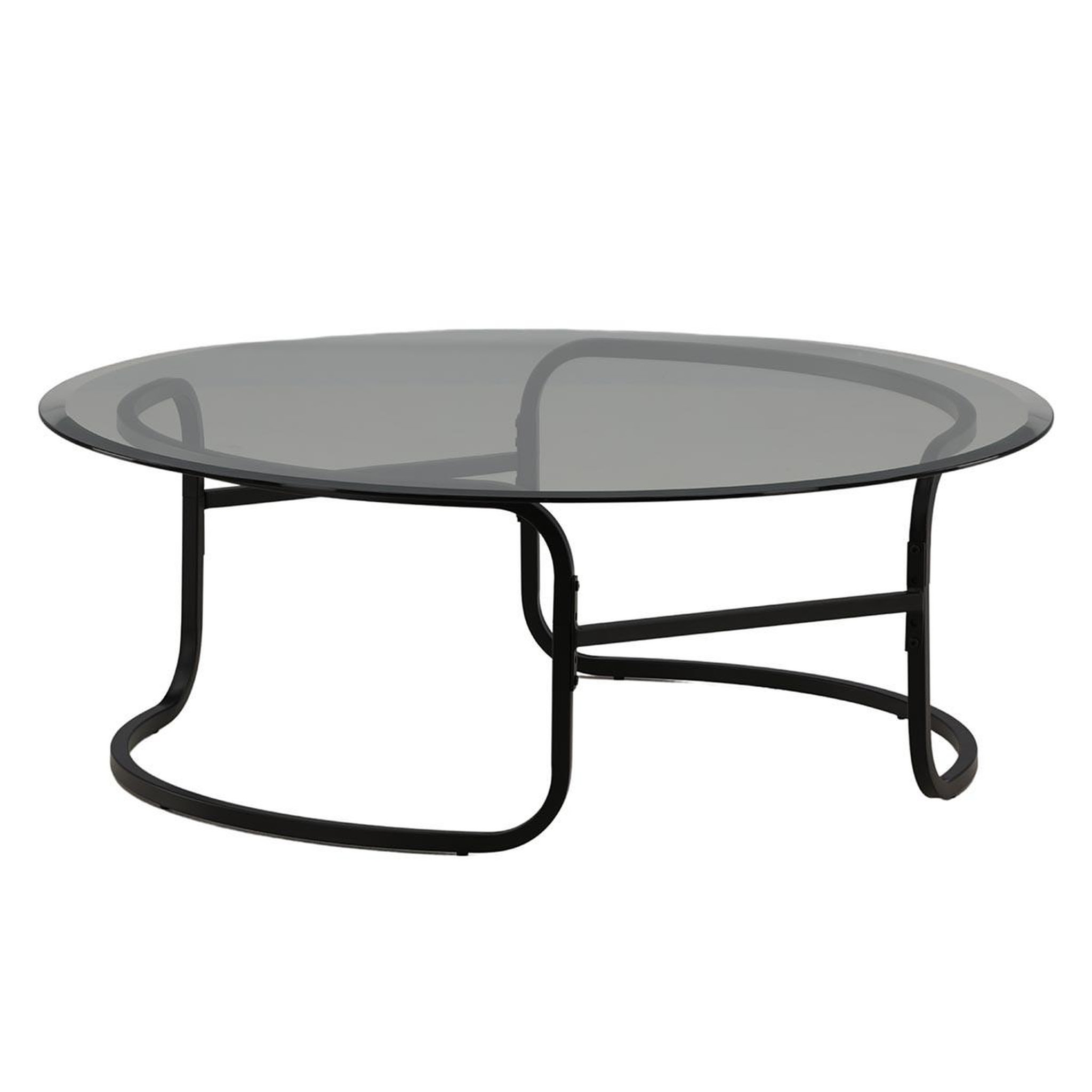 Paris Prix Table basse design en verre  lomma  110cm noir