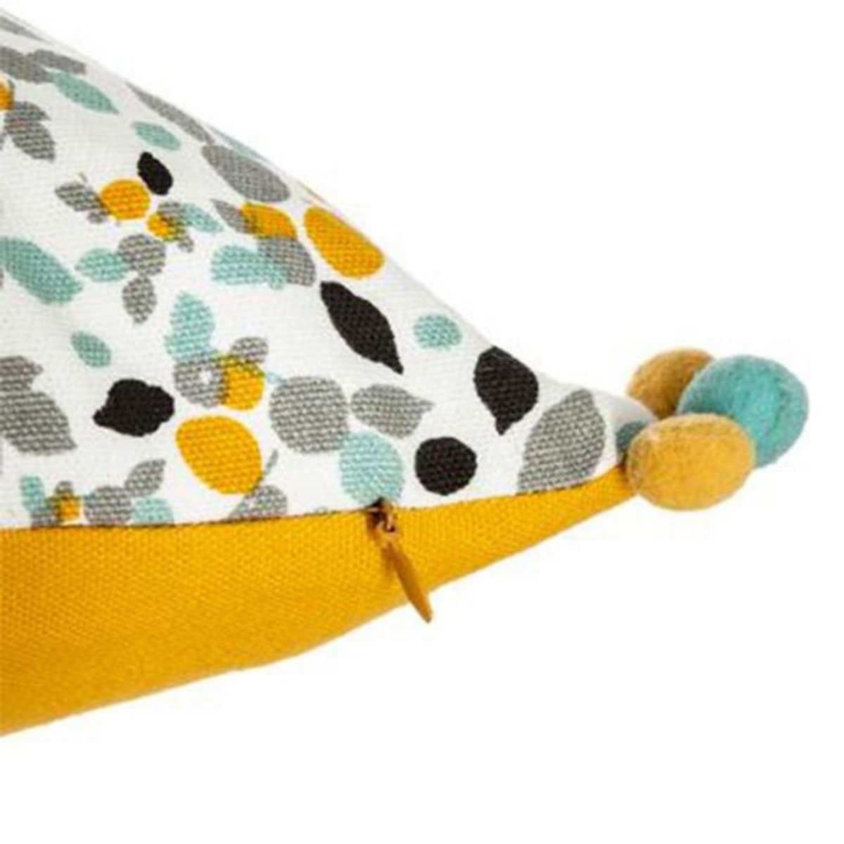 ATMOSPHERA Housse de Coussin Imprimé  Razzo  40x40cm Ocre