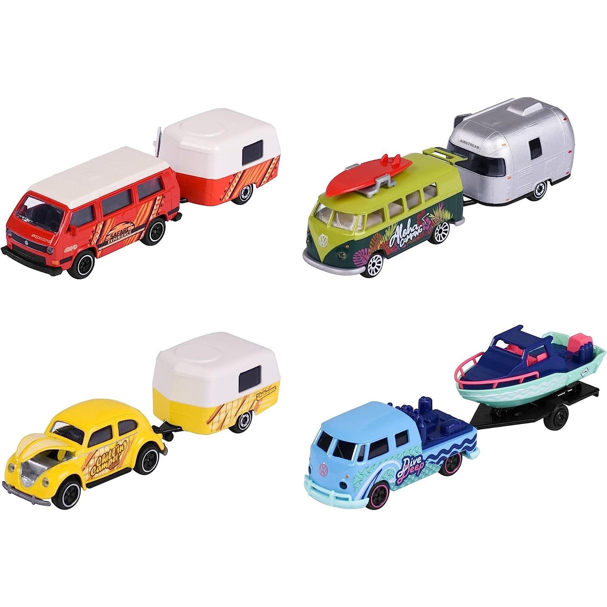 Voir la diapositive 2 : Majorette Majorette Volkswagen The Originals Set de remorque