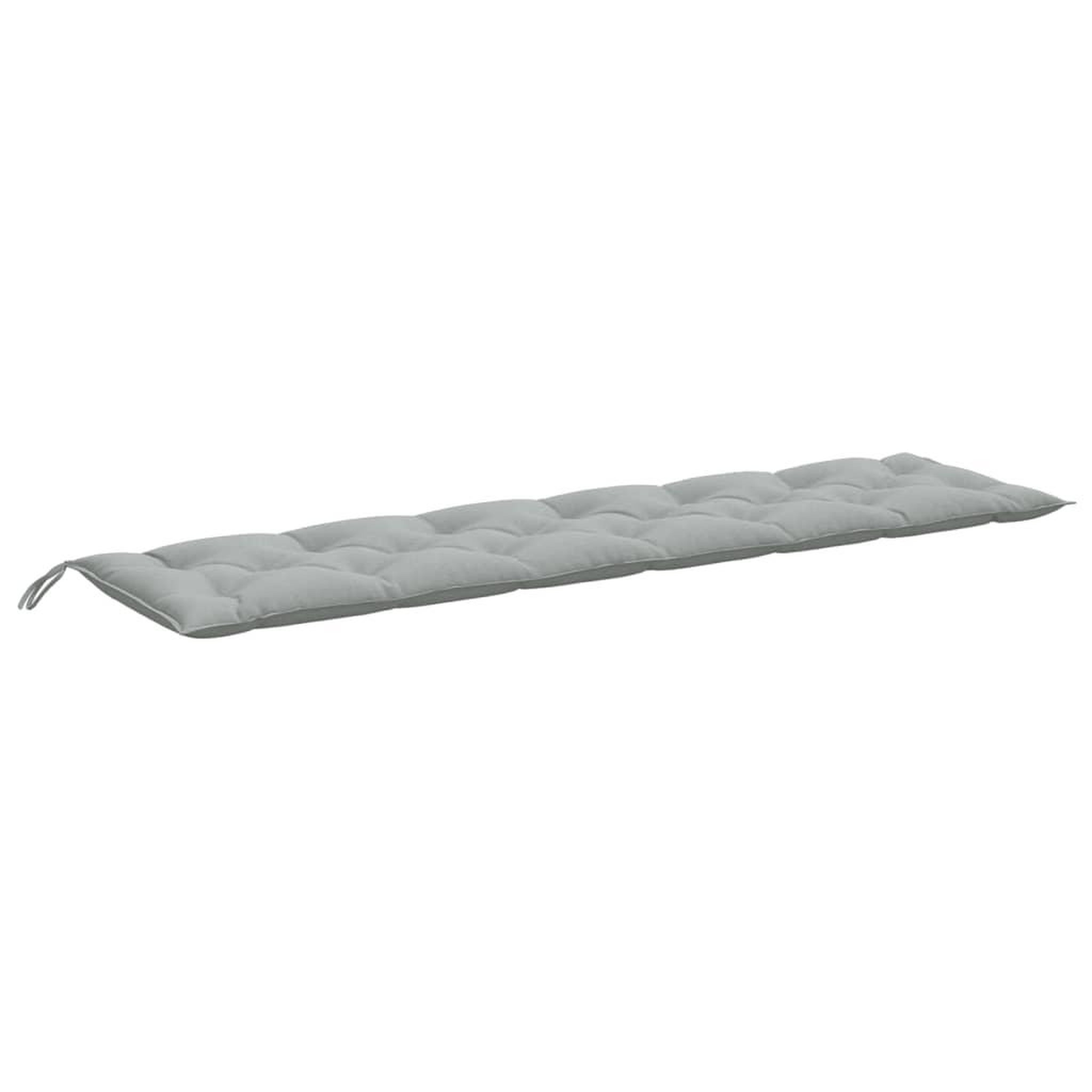 Voir la diapositive 5 : VIDAXL Coussins de banc de jardin lot de 2 gris clair melange tissu