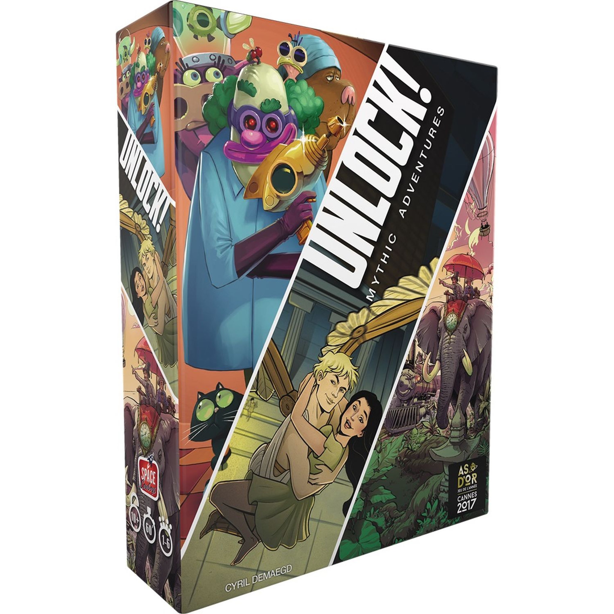 Voir la diapositive 1 : ASMODEE Jeu Unlock Mythic Adventures