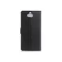 amahousse Housse Sony Xperia 10 Plus folio noir grainé avec languette aimantée