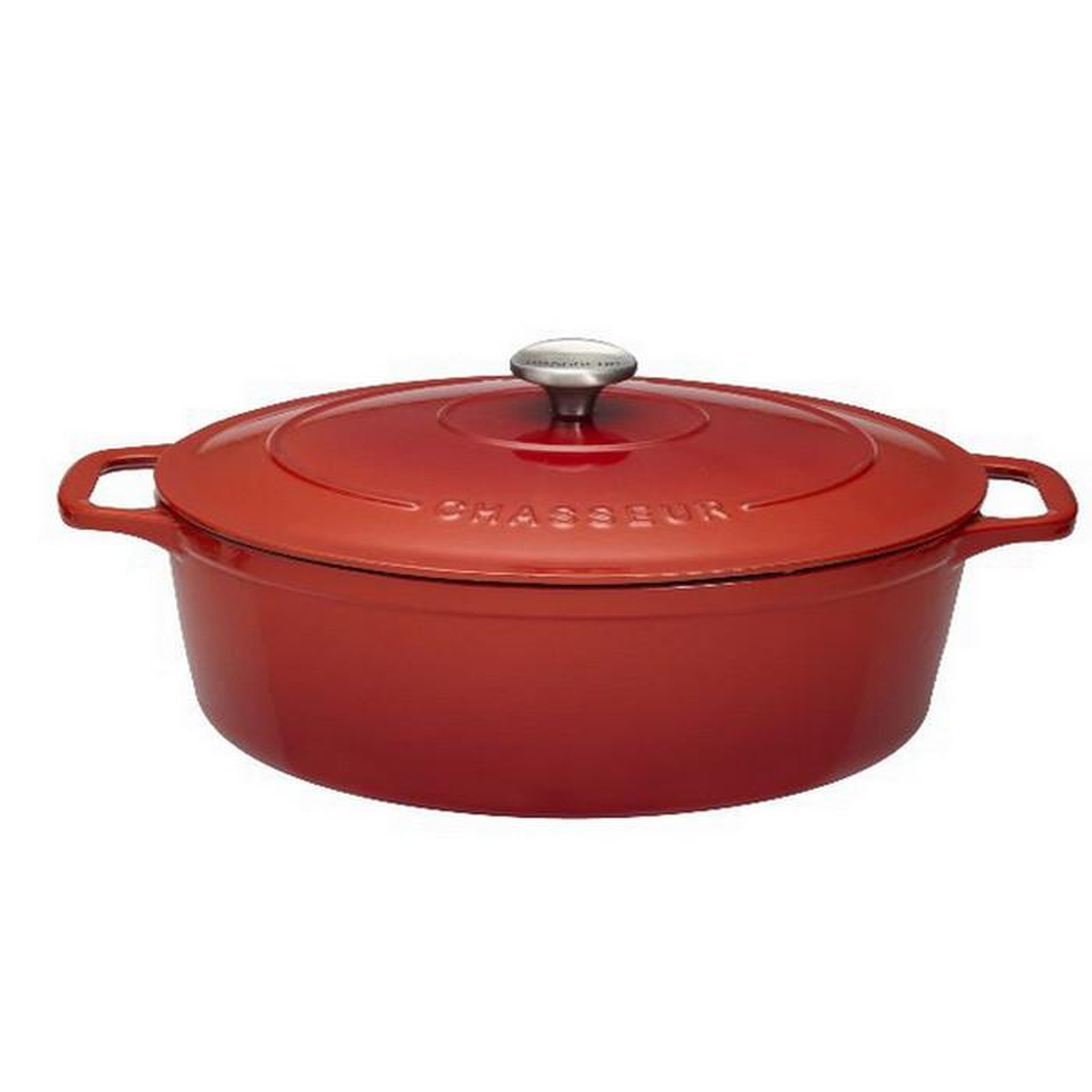 Chasseur Cocotte ovale en fonte émaillée 35cm rubis sublime - PUC473558