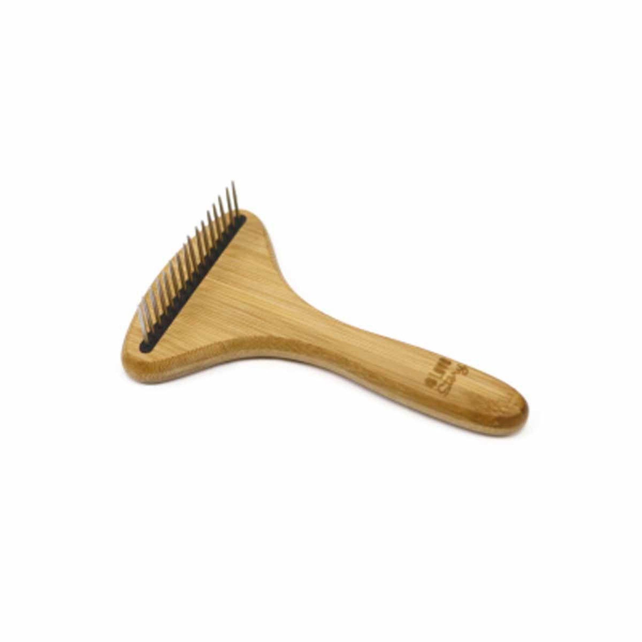 HOMEA Peigne à démêler chien & chat  bambou  17cm naturel