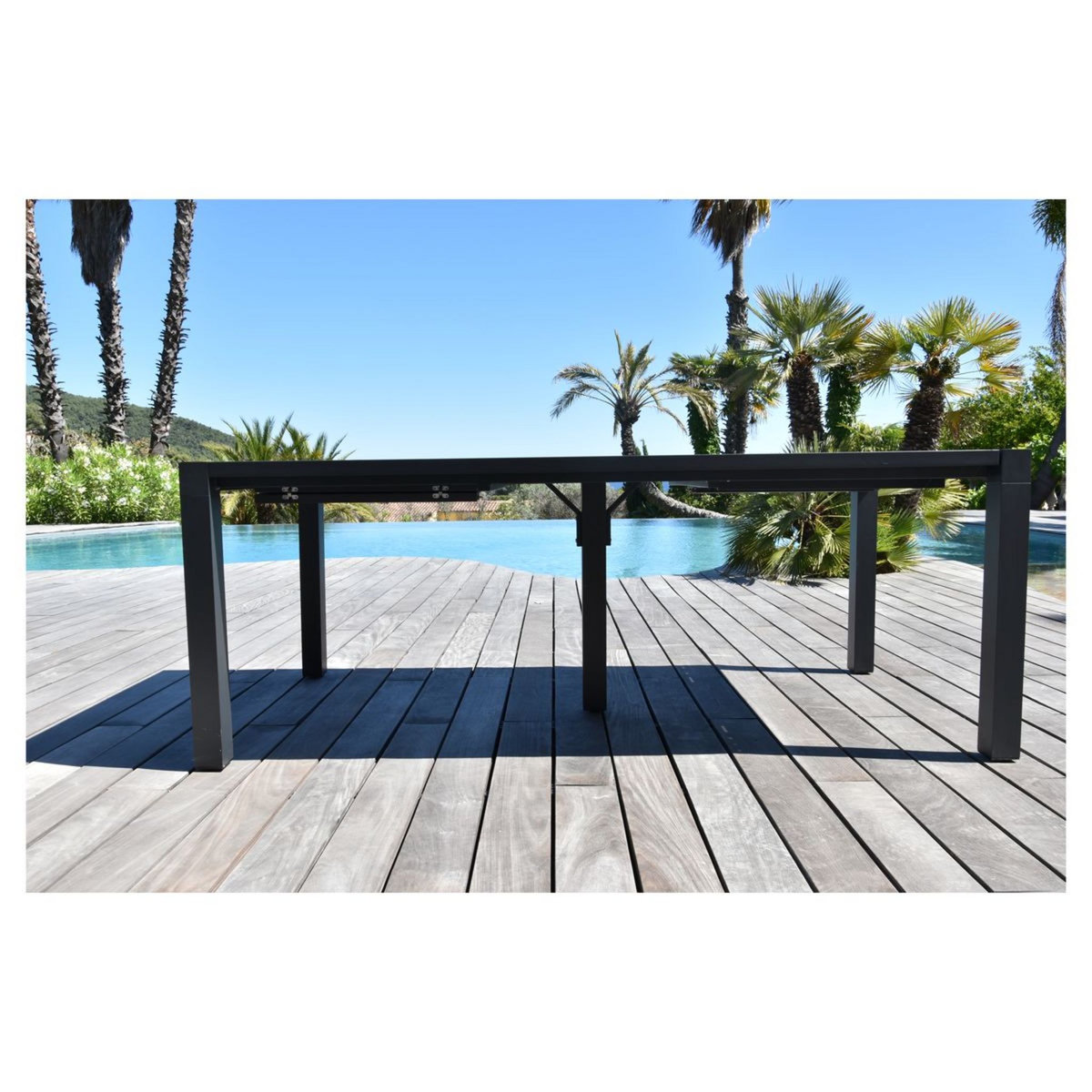 Givex Salon de jardin XXL extensible 200/260/320x100cm PRISMA