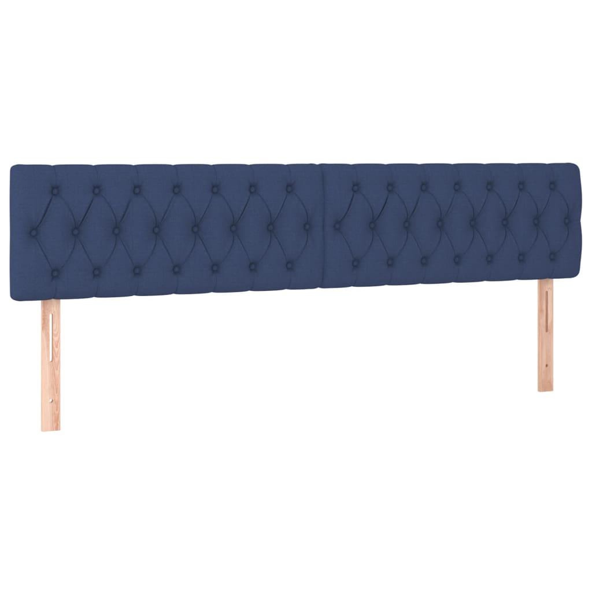 Voir la diapositive 4 : VIDAXL Tete de lit a LED Bleu 200x7x78/88 cm Tissu